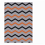 Basketball Thin Chevron Small Garden Flag (Two Sides) Front