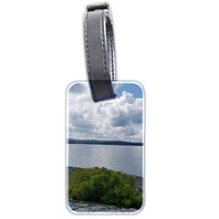 Lake Wallenpaupack Luggage Tag (two Sides) by canvasngiftshop