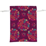 CIRCLE PATTERN  Lightweight Drawstring Pouch (XL) Back