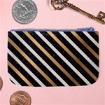 metallic stripes pattern Large Coin Purse Back
