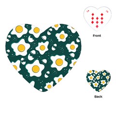 Wanna Have Some Egg? Playing Cards Single Design (heart) by designsbymallika