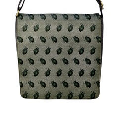 Army Green Hand Grenades Flap Closure Messenger Bag (l) by McCallaCoultureArmyShop