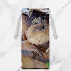 Close Up Mushroom Abstract Jewelry Bag by Fractalsandkaleidoscopes