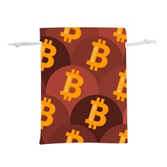 Cryptocurrency Bitcoin Digital Lightweight Drawstring Pouch (m) by HermanTelo
