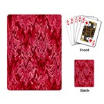 Background Abstract Surface Red Playing Cards Single Design (Rectangle) Back