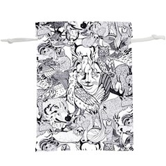 Animal Seamless Pattern  Lightweight Drawstring Pouch (xl) by Vaneshart