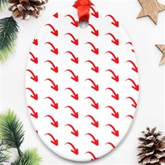 Create Your Own Custom Online Full Print Blank Template Oval Ornament (two Sides) by startdesign