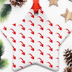 Create Your Own Custom Online Full Print Blank Template Star Ornament (two Sides) by startdesign