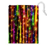 Illustrations Star Bands Wallpaper Drawstring Pouch (5XL) Front