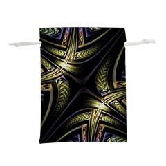 Fractal Texture Pattern Lightweight Drawstring Pouch (s) by HermanTelo