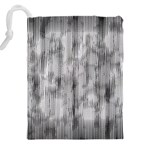 Abstrait Texture Gris/Noir Drawstring Pouch (5XL) Back