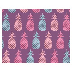 Pineapple Wallpaper Pattern 1462307008mhe Double Sided Flano Blanket (medium)  by Sobalvarro