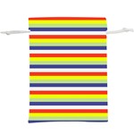 Stripey 2  Lightweight Drawstring Pouch (XL) Back