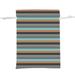 Stripey 10  Lightweight Drawstring Pouch (XL) Back