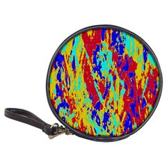 Multicolored Vibran Abstract Textre Print Classic 20-cd Wallets by dflcprintsclothing