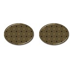 DF Tobacco Field Cufflinks (Oval) Front(Pair)