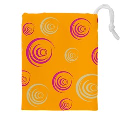 Rounder Ix Drawstring Pouch (5xl) by anthromahe