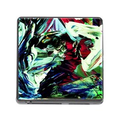 Cabin In The Mountain 4 Memory Card Reader (square 5 Slot) by bestdesignintheworld