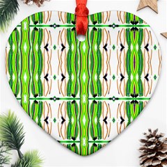 Cocoon Print Heart Ornament (two Sides) by ScottFreeArt