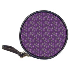 Flowers Violet Decorative Pattern Classic 20-cd Wallets by Vaneshart