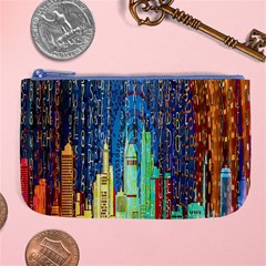 Matrix City Urbanization Technology Large Coin Purse by Vaneshart