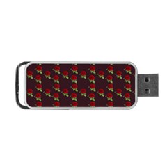 Rose Maroon Portable Usb Flash (one Side) by snowwhitegirl