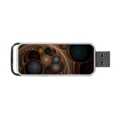 Fractal Fantasy Design Construction Portable Usb Flash (one Side) by Wegoenart
