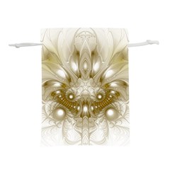 Fractal Fantasy Background Pattern Lightweight Drawstring Pouch (m) by Wegoenart
