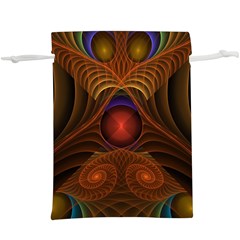 Fractal Fantasy Design Swirl  Lightweight Drawstring Pouch (xl) by Wegoenart