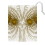 Fractal Fantasy Background Pattern Drawstring Pouch (4XL) Front