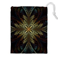 Fractal Art Abstract Pattern Drawstring Pouch (5xl) by Wegoenart