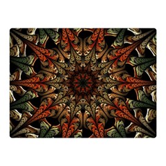 Art Abstract Fractal Pattern Double Sided Flano Blanket (mini)  by Wegoenart