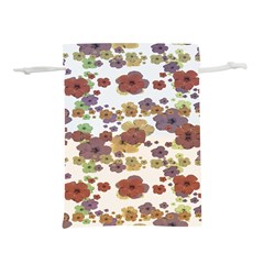 Multicolored Floral Collage Print Lightweight Drawstring Pouch (s) by dflcprintsclothing