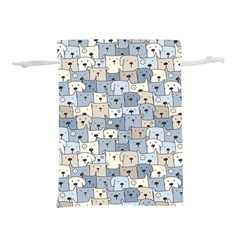 Cute Dog Seamless Pattern Background Lightweight Drawstring Pouch (m) by Nexatart