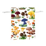 Mushroom Seamless Pattern Lightweight Drawstring Pouch (S) Front
