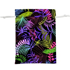 Leaves Nature Design Plant  Lightweight Drawstring Pouch (xl) by Nexatart