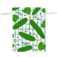 Seamless Pattern With Cucumber  Lightweight Drawstring Pouch (xl) by Nexatart