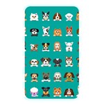 Different Type Vector Cartoon Dog Faces Memory Card Reader (Rectangular) Front