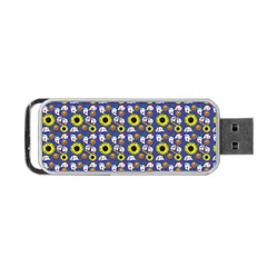 Hawaii Ghost Blue Portable Usb Flash (one Side) by snowwhitegirl