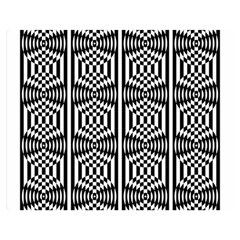 Optical Illusion Double Sided Flano Blanket (medium)  by Sparkle