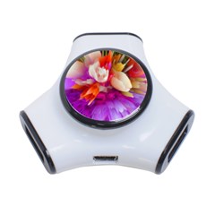 Poppy Flower 3-port Usb Hub by Sparkle