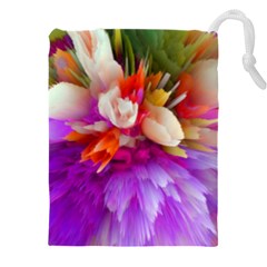 Poppy Flower Drawstring Pouch (5xl) by Sparkle