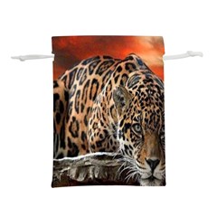 Nature With Tiger Lightweight Drawstring Pouch (s) by Sparkle