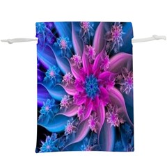 Fractal Flower  Lightweight Drawstring Pouch (xl) by Sparkle