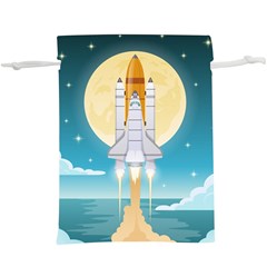 Space Exploration Illustration  Lightweight Drawstring Pouch (xl) by Vaneshart