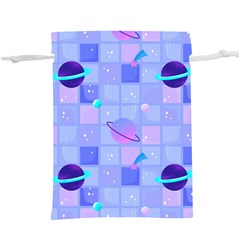 Seamless Pattern Pastel Galaxy Future  Lightweight Drawstring Pouch (xl) by Vaneshart