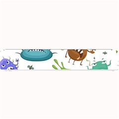 Dangerous Streptococcus Lactobacillus Staphylococcus Others Microbes Cartoon Style Vector Seamless Small Bar Mats by Vaneshart