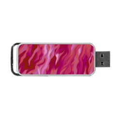 Lesbian Pride Abstract Smokey Shapes Portable Usb Flash (one Side) by VernenInk