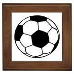 Soccer Lovers Gift Framed Tile Front