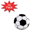 Soccer Lovers Gift 1  Mini Magnet (10 pack)  Front